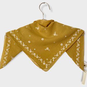 Madewell Organic Cotton Eyelet Embroidered Bandana